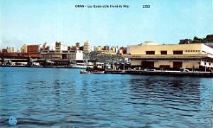 Oran - Quais et Boulevard Front de Mer - 1955